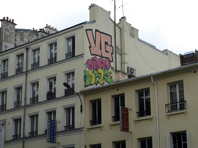 photo graffiti Paris 20eme arrondissement